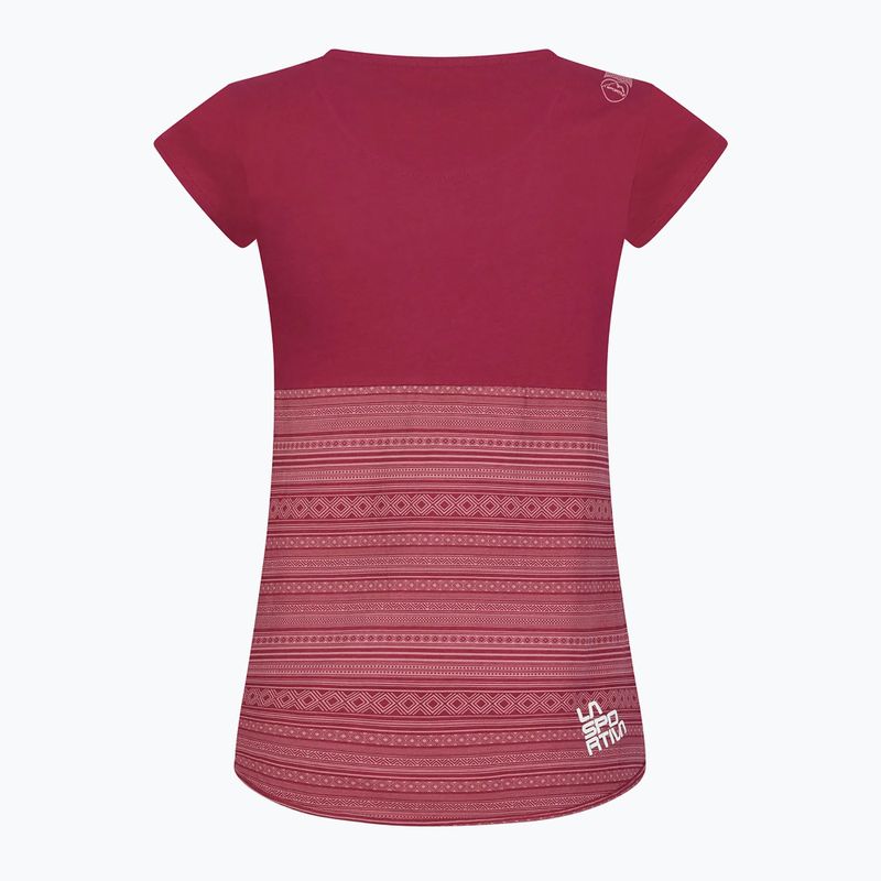 La Sportiva Lidra women's trekking shirt maroon O43502502 2