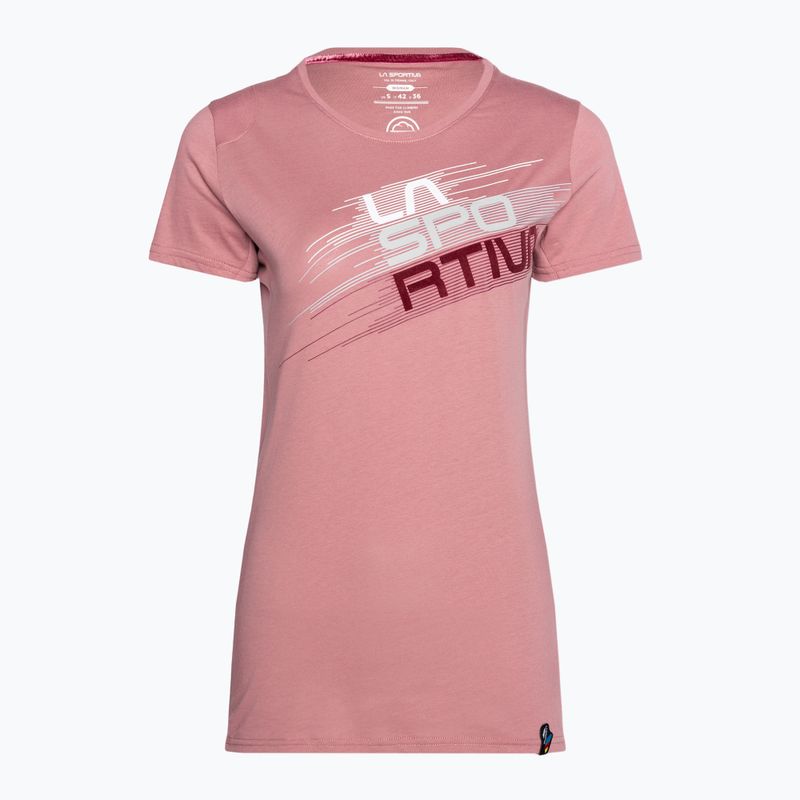 La Sportiva Stripe Evo women's trekking shirt pink I31405405