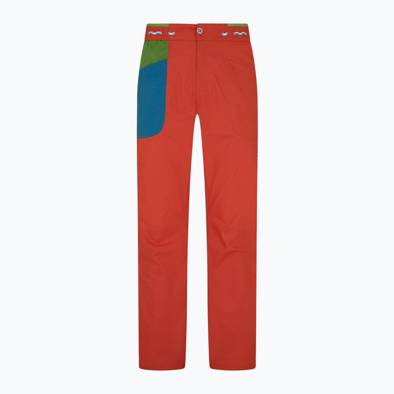 La Sportiva men's climbing trousers Fuente red N69313718 6