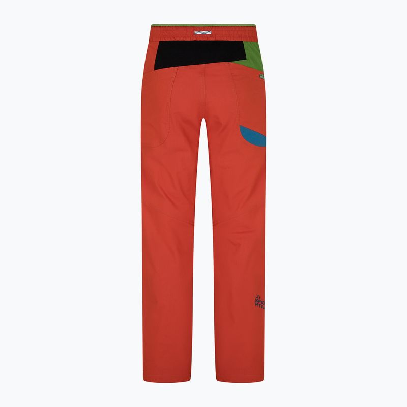 La Sportiva men's climbing trousers Fuente red N69313718 7