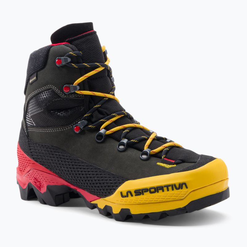 La Sportiva men's high alpine boots Aequilibrium LT GTX black/yellow 21Y999100