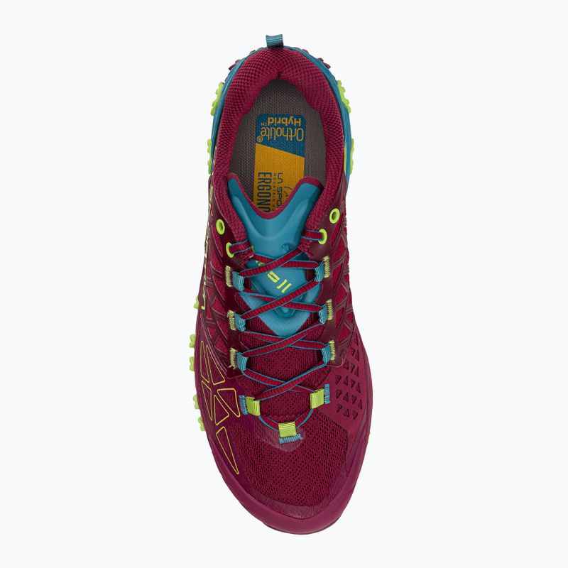 La Sportiva Bushido II women's running shoe burgundy-blue 36T502624 8