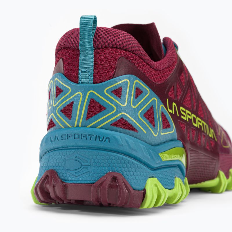 La Sportiva Bushido II women's running shoe burgundy-blue 36T502624 10
