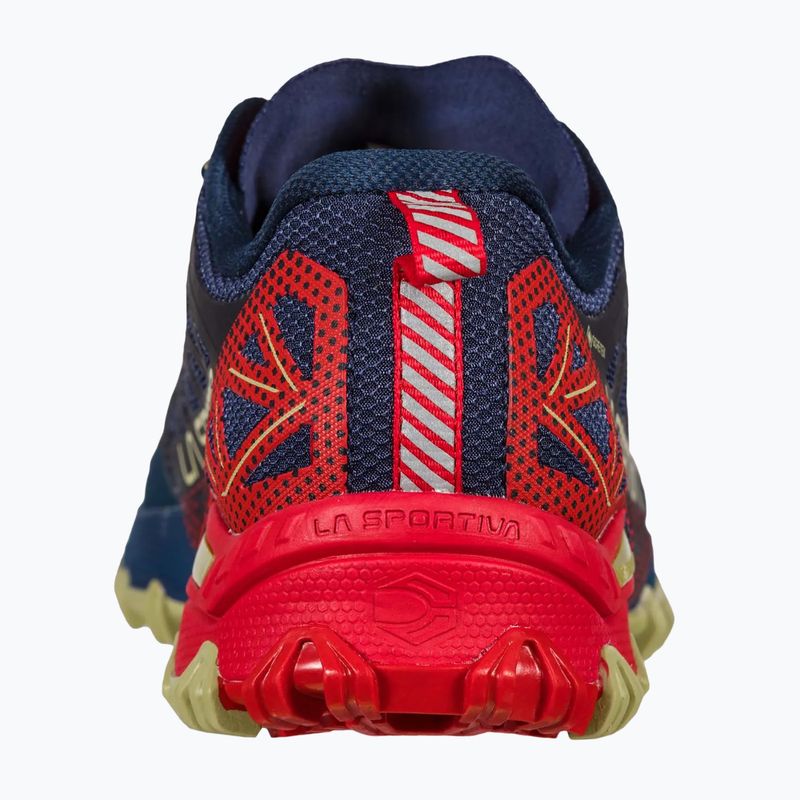 La Sportiva Bushido II GTX men's running shoe navy blue and red 46Y629317 13