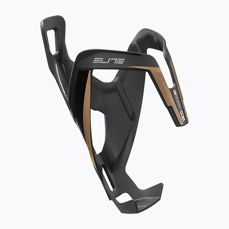 Elite Vico Carbon matt/gold graphic bottle cage