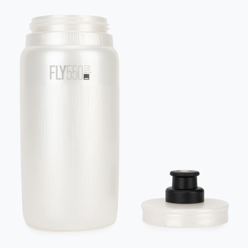 Bike bottle Elite FLY Tex 550 ml pearl white 4