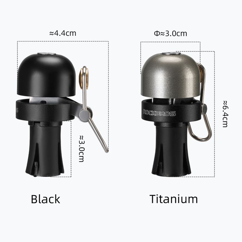 Bike bell Rockbros 71710005002 Handlebar Bell ti-color 2