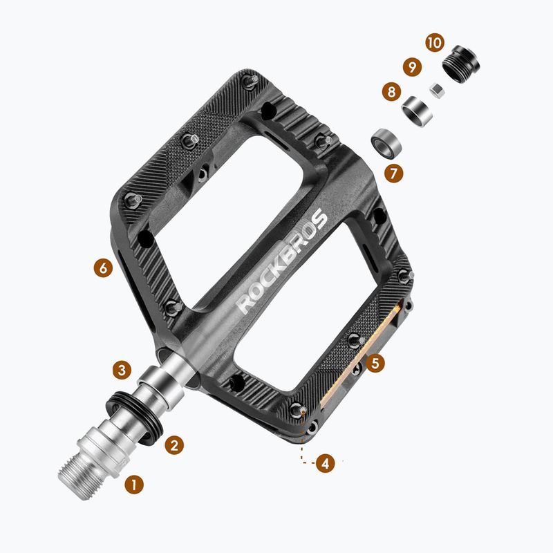 Bike pedals Rockbros 370011001 black 3