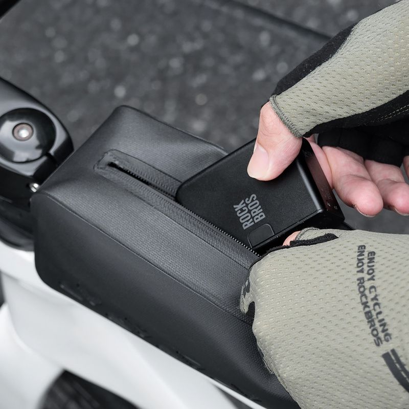 Bike frame bag Rockbros 30120129 Road to Sky Top Tube Bag black 4