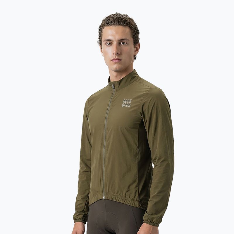 Cycling jacket Rockbros YPW071 brown 3