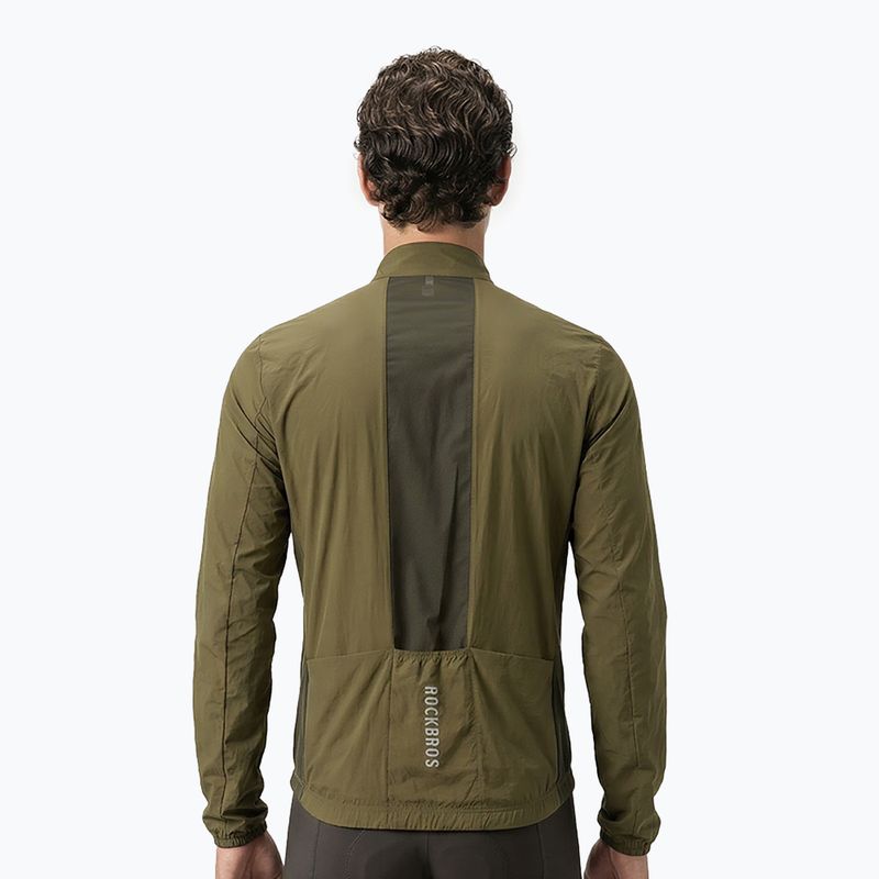 Cycling jacket Rockbros YPW071 brown 4
