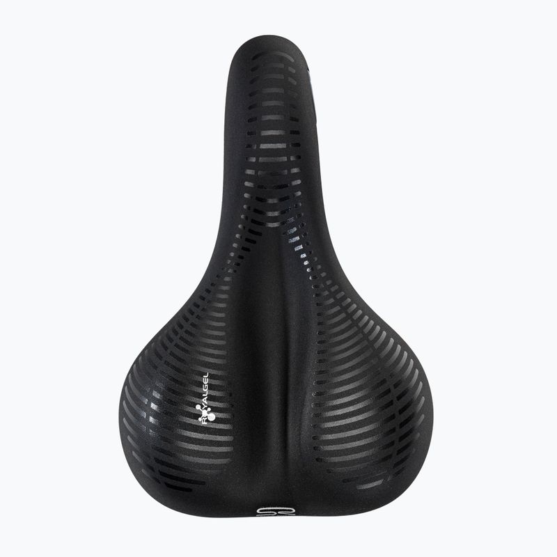Selle Royal Classic Moderate 60st men's elastomer gel bike saddle. Avenue black 8466HGCA38096 3