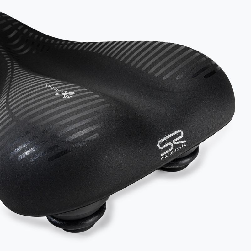 Selle Royal Classic Moderate 60st men's elastomer gel bike saddle. Avenue black 8466HGCA38096 5