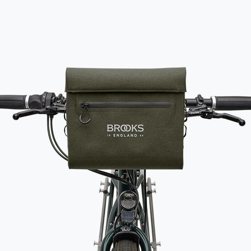 Handlebar bike bag Brooks England Scape Case 8 l mud green 6