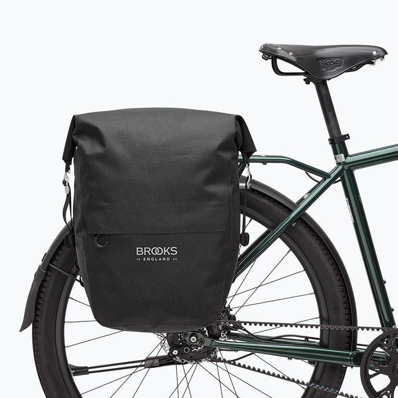 Brooks England Scape Pannier Large 18-22 l black bicycle pannier 6