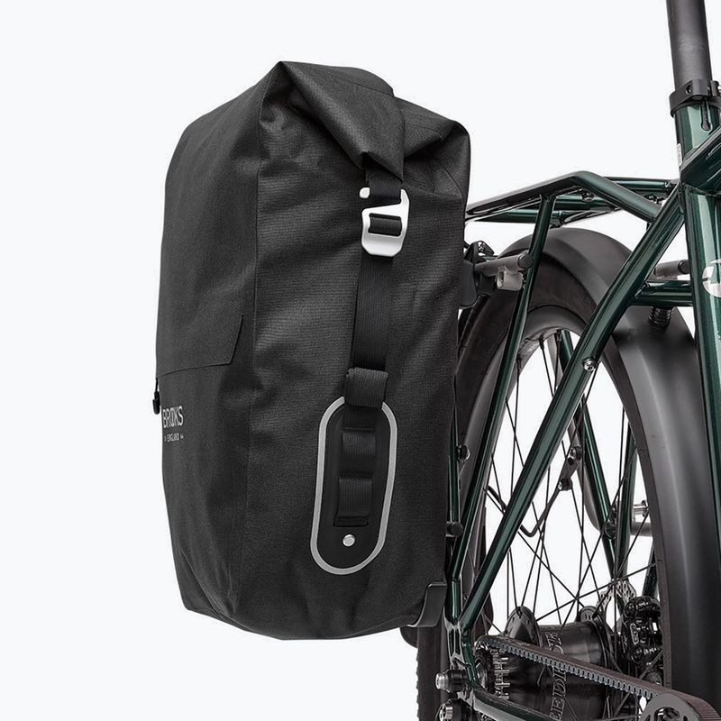 Brooks England Scape Pannier Large 18-22 l black bicycle pannier 7