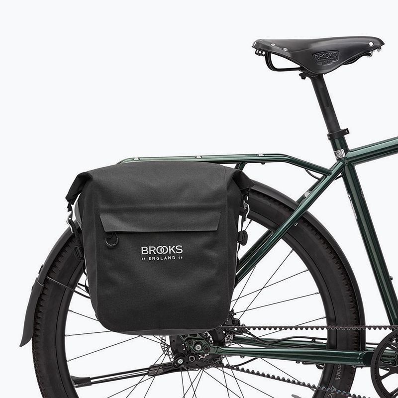 Brooks England Scape Pannier Small 10-13 l black bicycle pannier 7