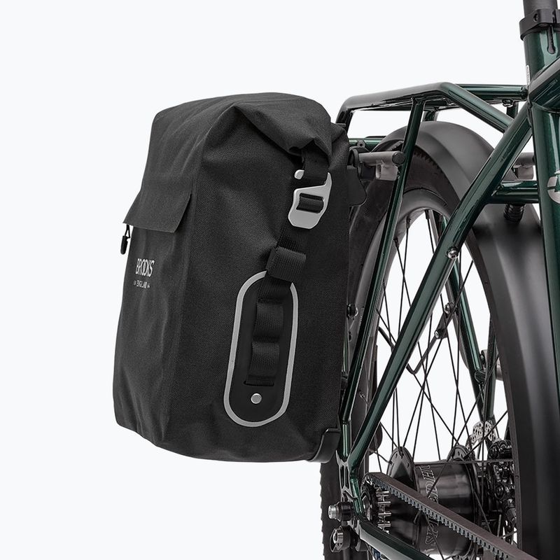 Brooks England Scape Pannier Small 10-13 l black bicycle pannier 8