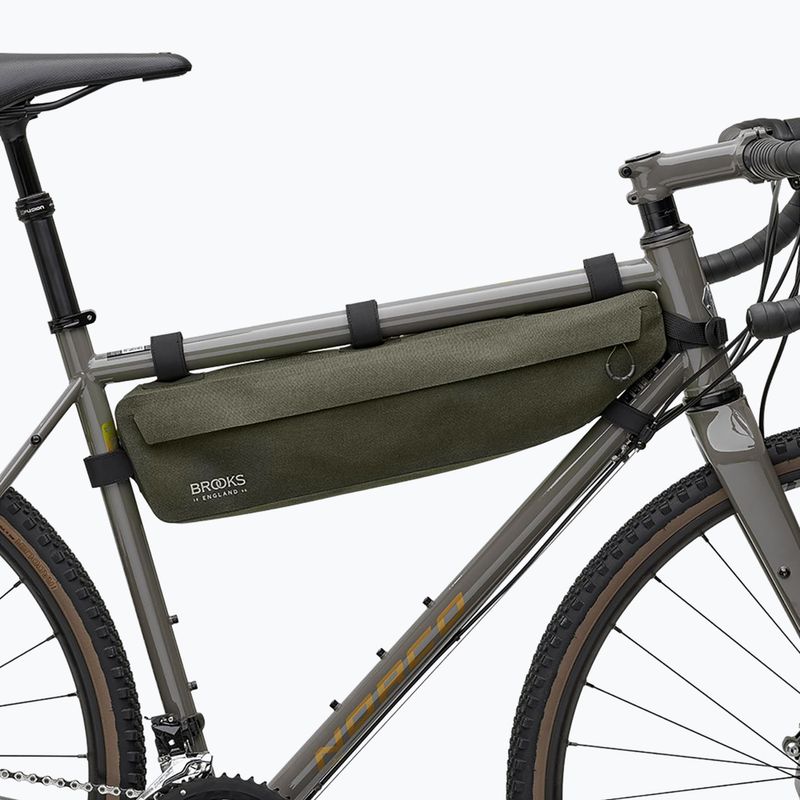 Brooks England Scape 3.5 l mud green bicycle frame bag 5