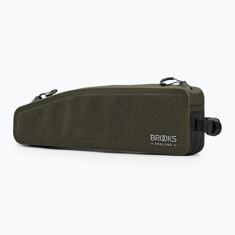 Brooks England Scape Long Top 1.5 l mud green bicycle frame bag 2