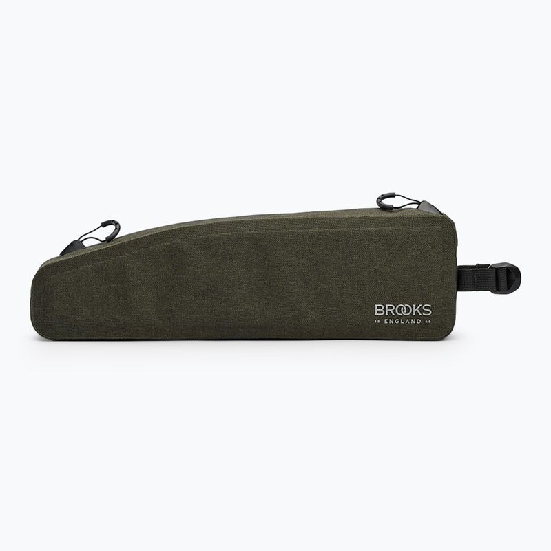 Brooks England Scape Long Top 1.5 l mud green bicycle frame bag 3