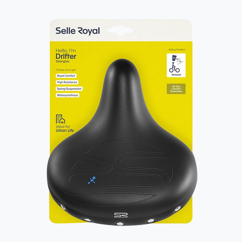 Selle Royal Premium Relaxed 90St. Drifter Plus Strengtex bicycle saddle black 8