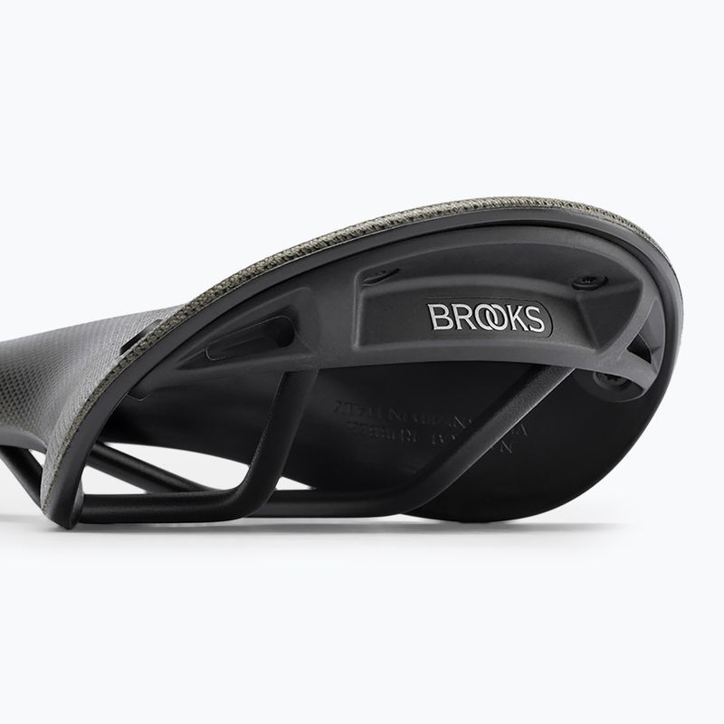 Brooks England C17 Carved mud green bicycle saddle 7