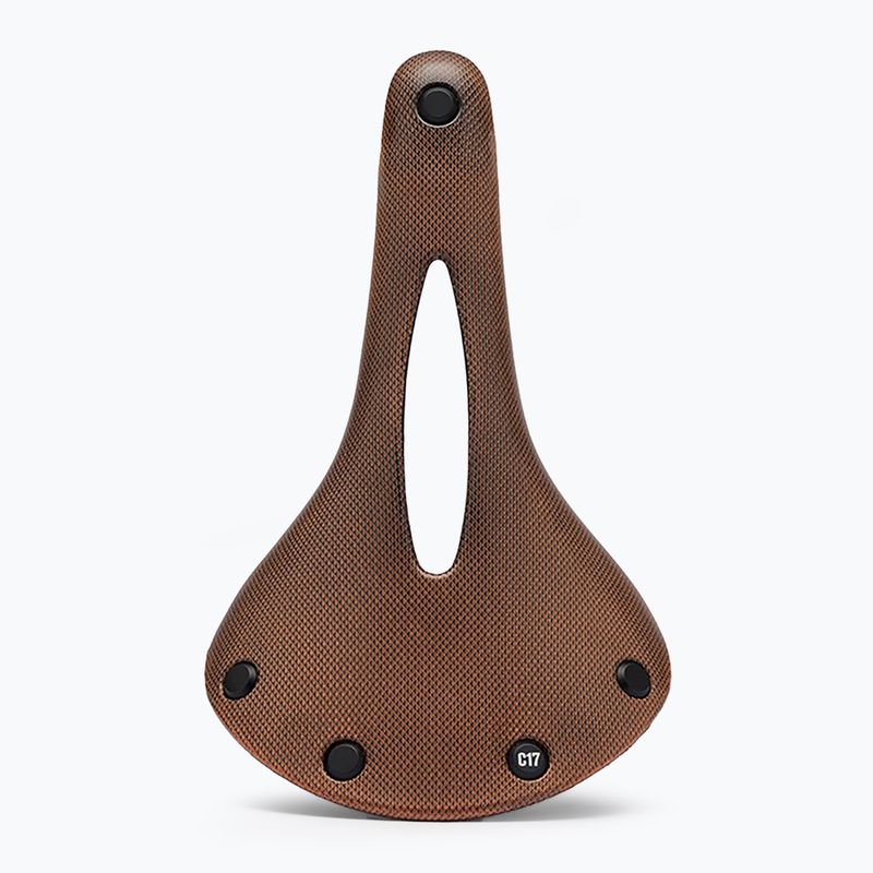 Brooks England C17 Carved orange bicycle saddle
