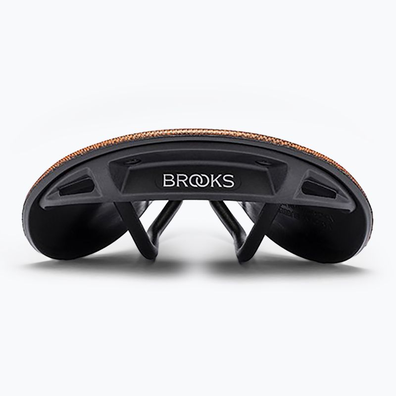 Brooks England C17 Carved orange bicycle saddle 6