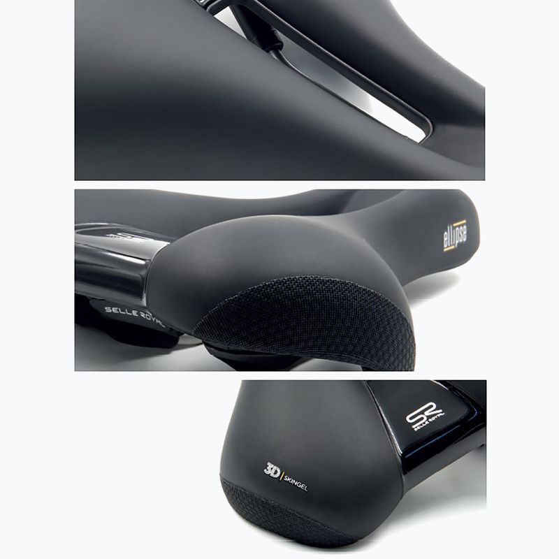 Bike saddle Selle Royal Premium Moderate 60st. Ellipse black 7