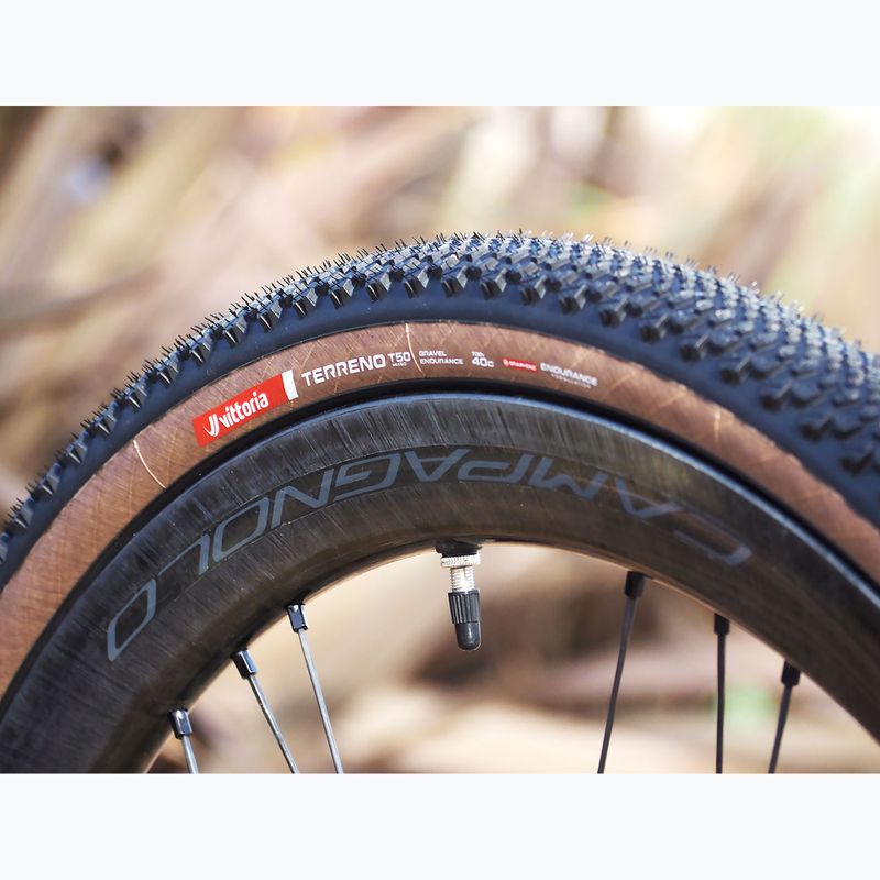 Tyre Vittoria Terreno T50 G2.0 TLR Gravel Endurance 700x40c black/brown 5