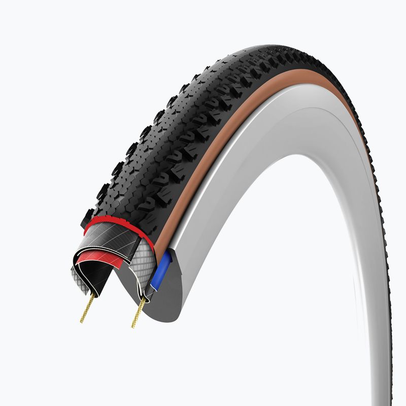 Bike tyre Vittoria Terreno T30 G2.0 TLR Gravel Endurance 700x37c black/brown 4