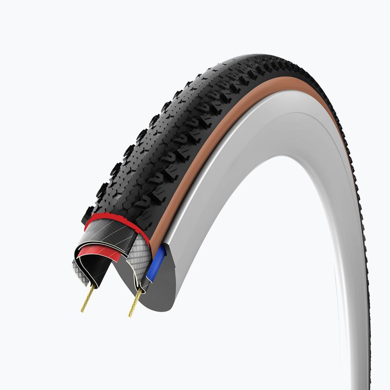 Bike tyre Vittoria Terreno T30 G2.0 TLR Gravel Endurance black/brown 4
