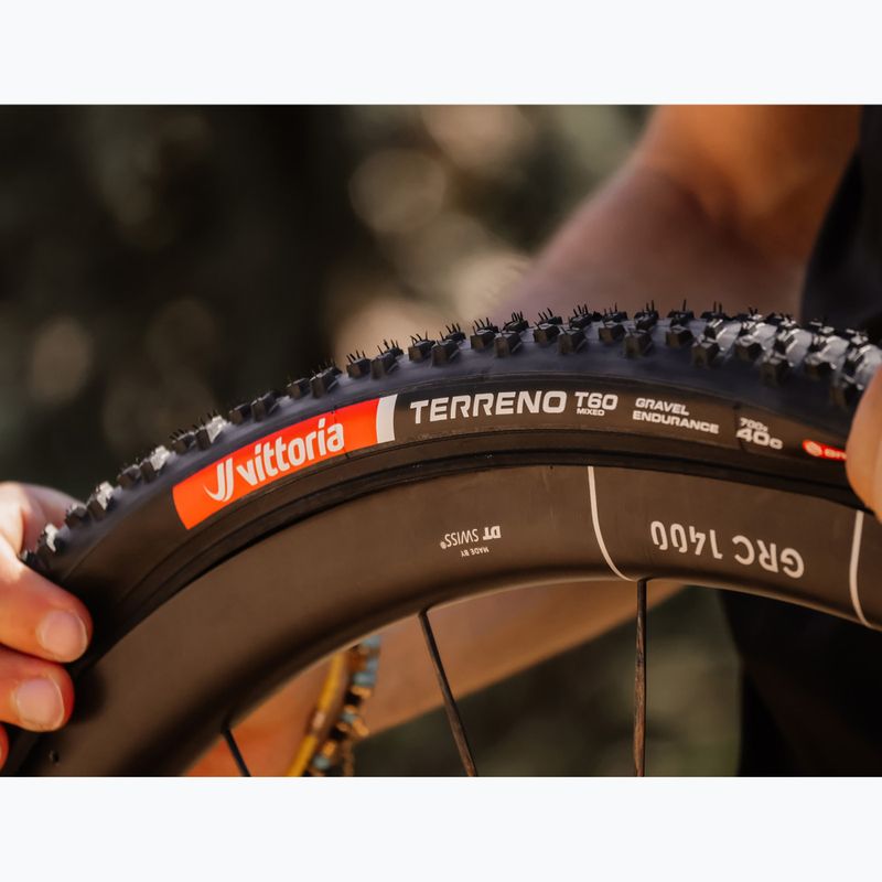 Bike tyre Vittoria Terreno T60 G2.0 TLR Gravel Endurance 700x40c black 7