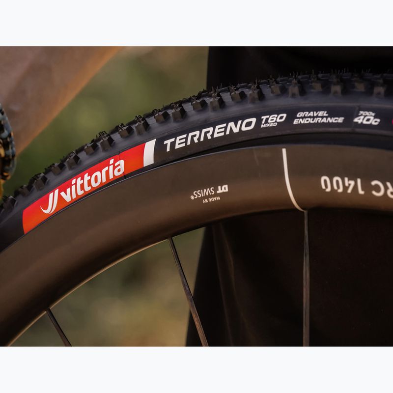 Bike tyre Vittoria Terreno T60 G2.0 TLR Gravel Endurance 700x40c black/brown 5