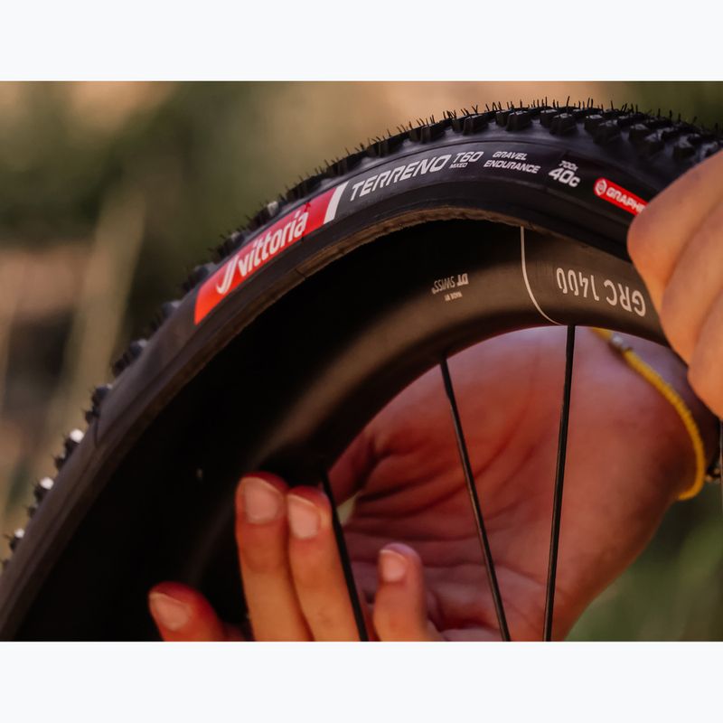 Bike tyre Vittoria Terreno T60 G2.0 TLR Gravel Endurance black 8