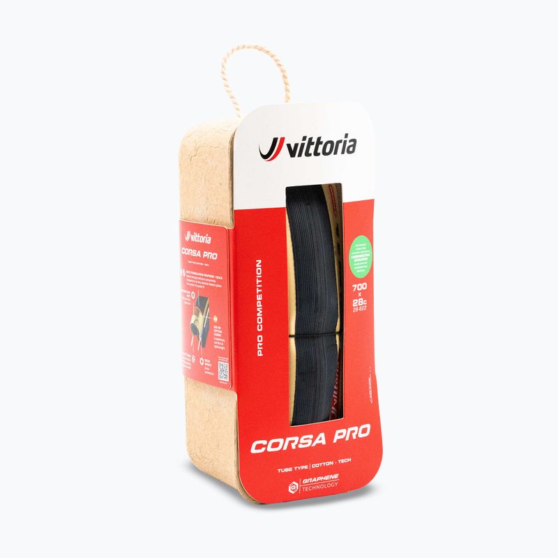 Bike tyre Vittoria Corsa Pro G2.0 700 x 28C black/beige 7