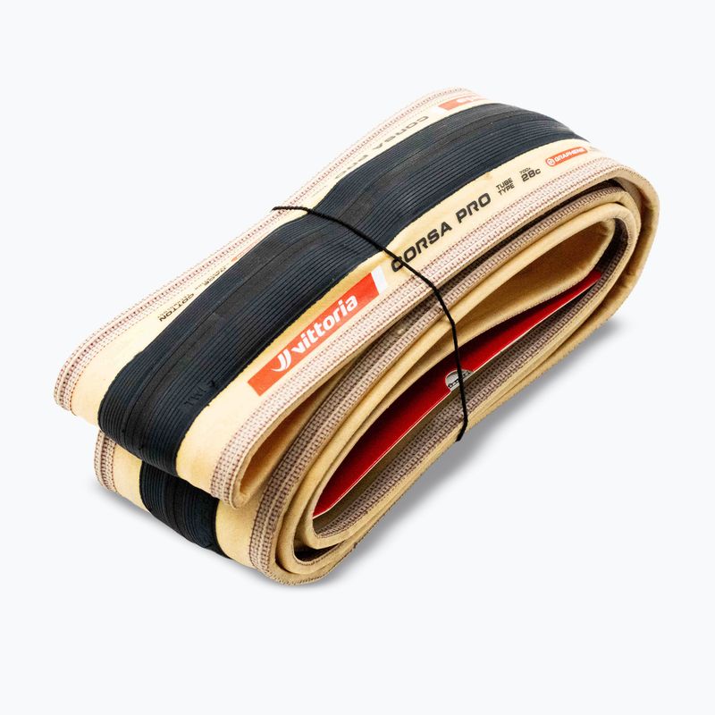 Bike tyre Vittoria Corsa Pro G2.0 700 x 30C black/beige 5