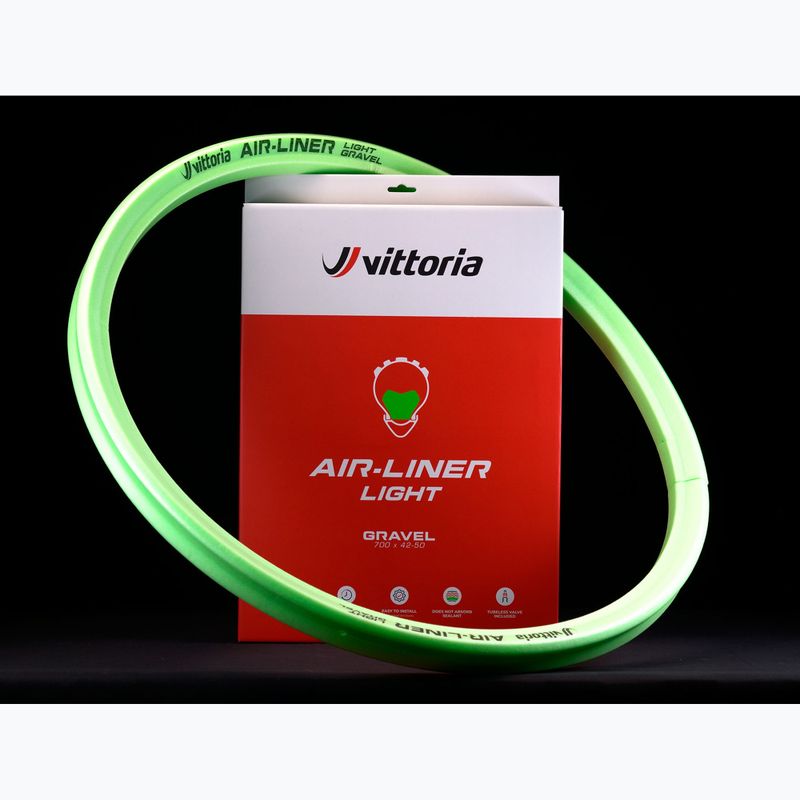 Anti-puncture insert Vittoria AirLiner Light Gravel 700 x 37-40C green 2
