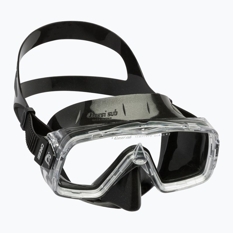 Cressi Sirena snorkelling mask black DN202000 6