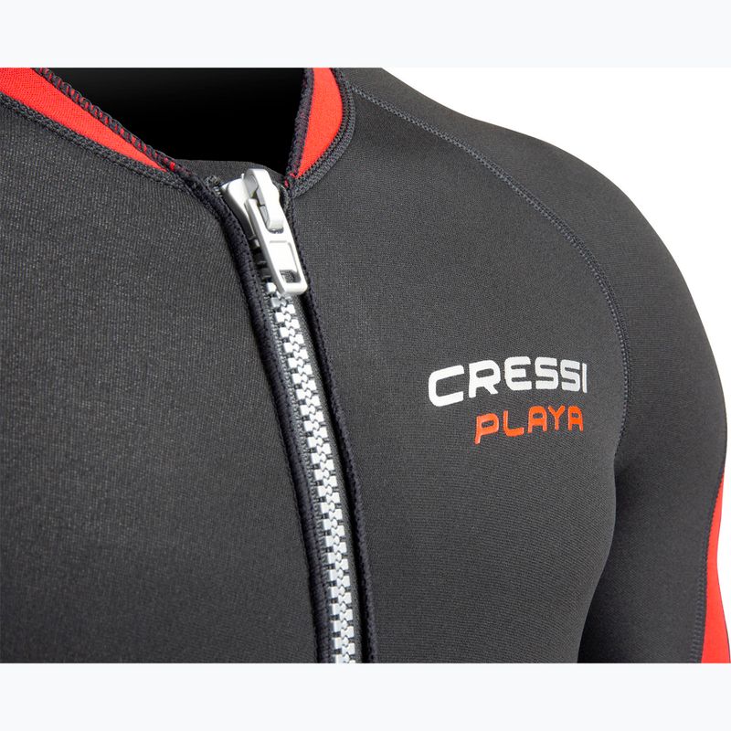 Men's wetsuit Cressi Playa Shorty 2.5 mm black/red 6