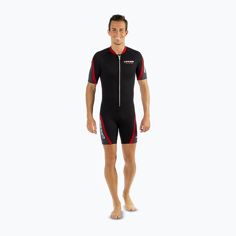 Men's wetsuit Cressi Playa Shorty 2.5 mm black/red 11
