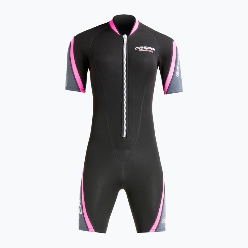 Men's wetsuit Cressi Playa Shorty 2.5 mm black/pink