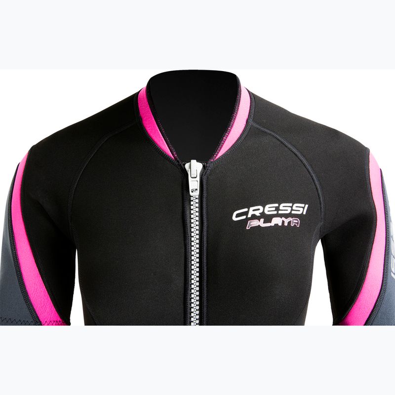 Men's wetsuit Cressi Playa Shorty 2.5 mm black/pink 4