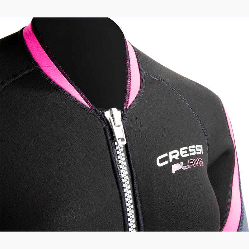 Men's wetsuit Cressi Playa Shorty 2.5 mm black/pink 6
