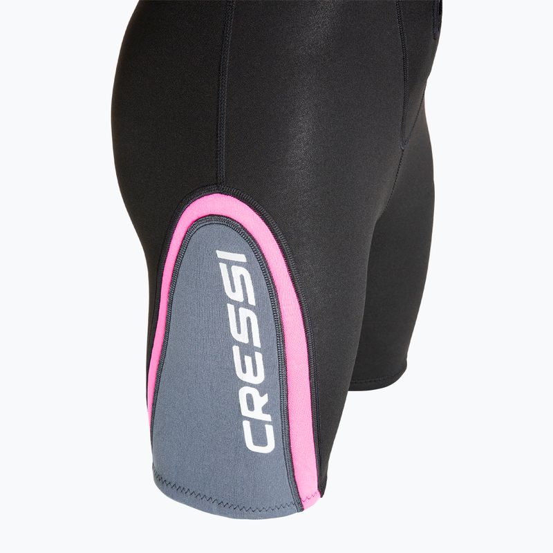 Women's Cressi Playa Shorty 2.5 mm black/pink wetsuit 9