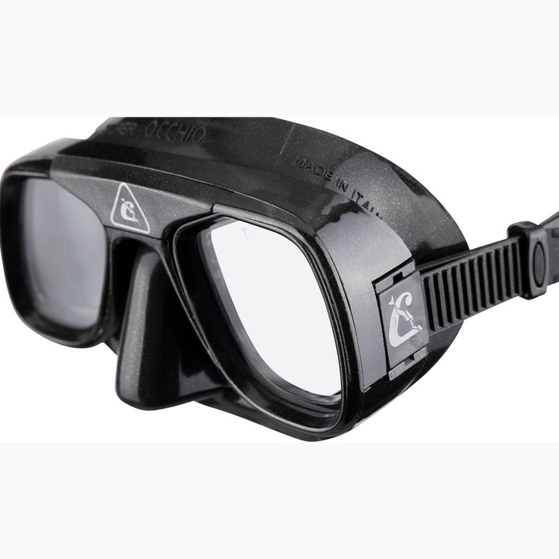 Cressi Superocchio diving mask black/black 4