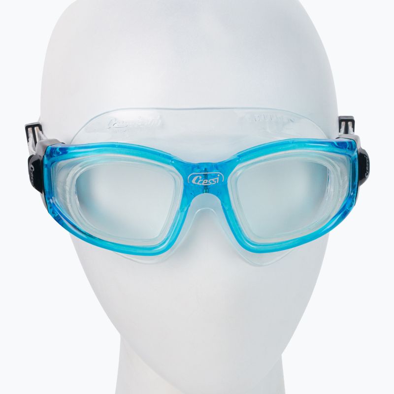 Cressi Galileo aquamarina swim mask DE205599 2