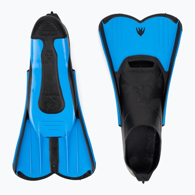 Cressi Light blue/black diving fins DP182037 2