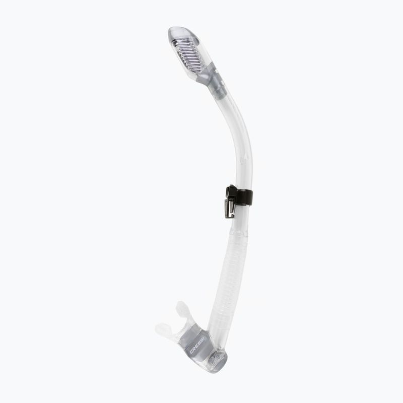 Cressi Dry clear silver snorkel ES259